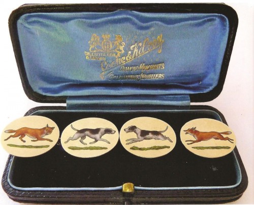 18-ct-Gold-Cufflinks-painted-with-4-different-images