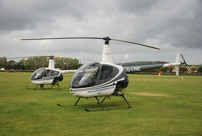 2 Helicopters Robinson R22s