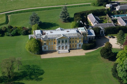 Aerial view of West Wycombe House