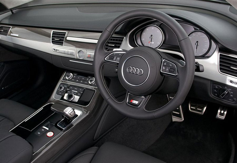 Audi S8 Sport dashboard and central console