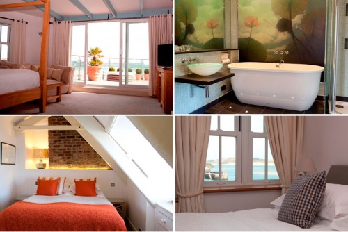 Bedrooms and Bathroom at Rick Stein Padstow Cornwall