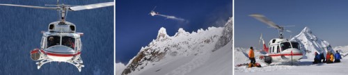 Bell 212 Helicopter at CMH Heli-Skiing