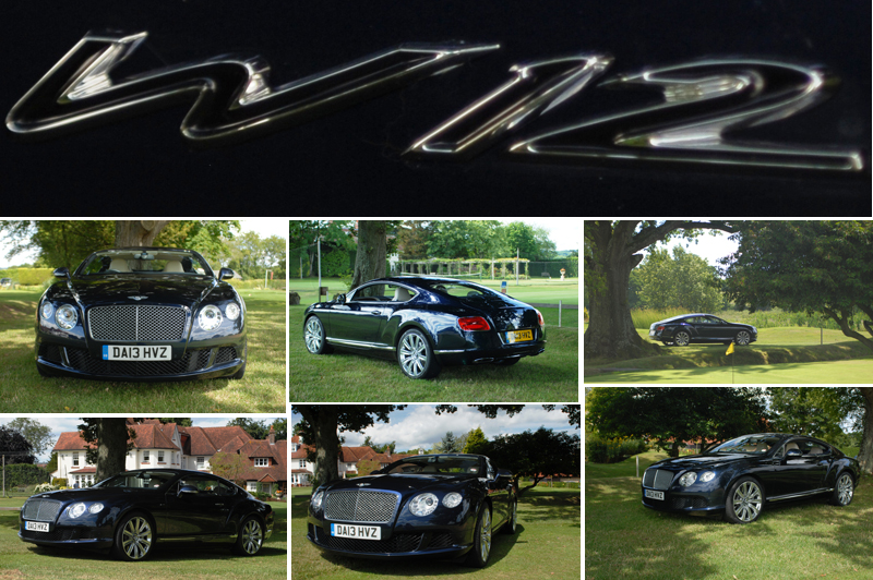 Bentley Continental GT W12 posing at Park House Hotel Bepton
