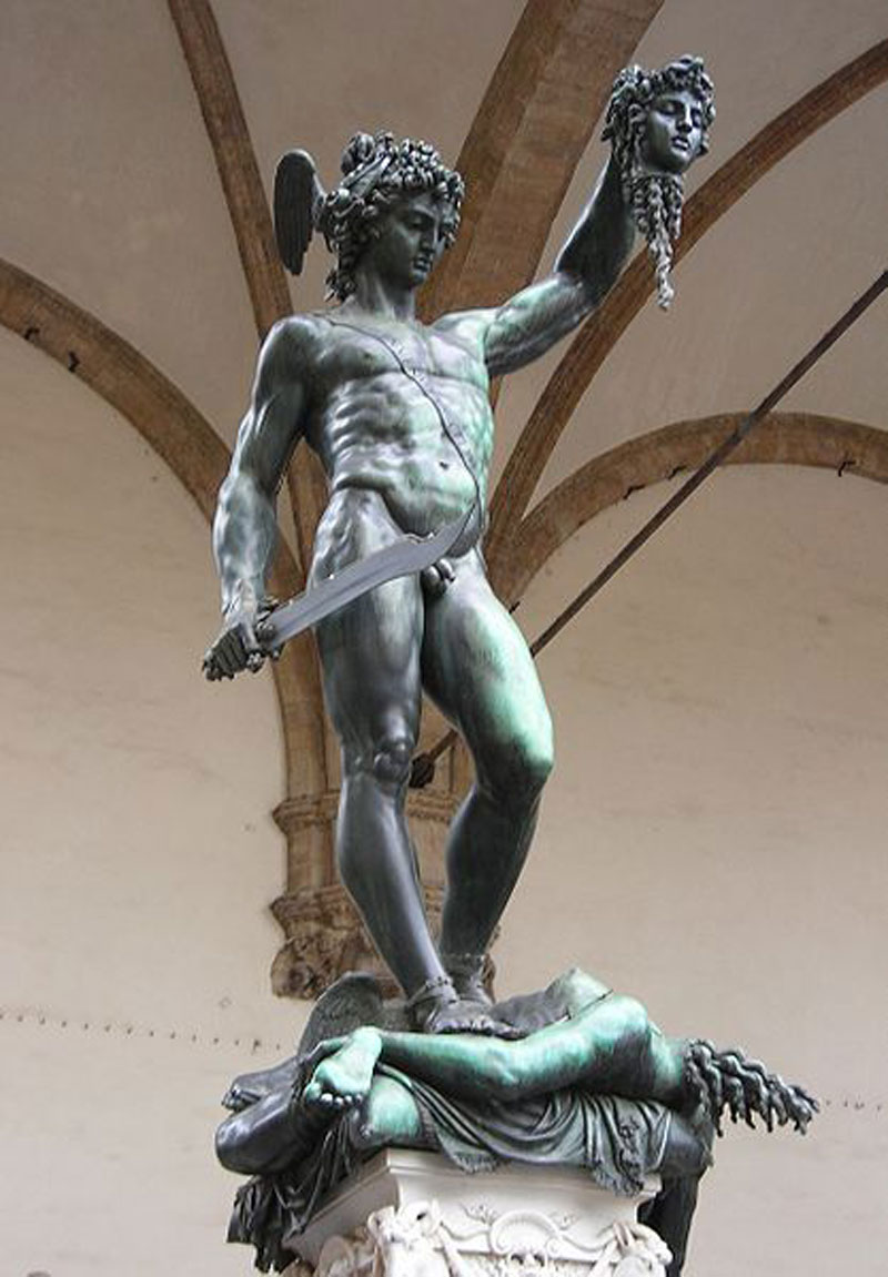 Benvenuto Cellini's Perseus with the head of Medusa
