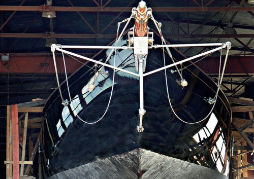 britannia and her instantly recognisable short bowsprit