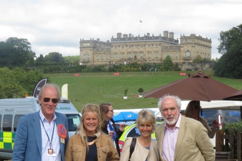 Christopher-Ussher,-Daisy-Ussher,Sarah-Ussher-and-Robert-Jarman-at-the-Game-Fair-held-at-Harewood-House