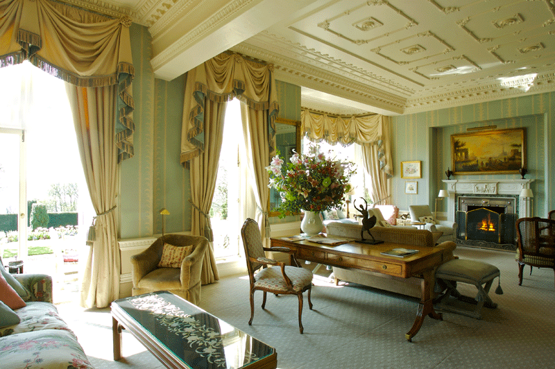Drawing Room at Hambleton Hall in Rutland
