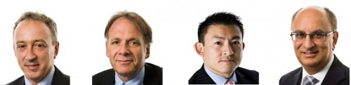 Alan Dixon, Jeremy Kleinfeld, Philip Li and Kiran Morzeria - the founding partners of DKLM