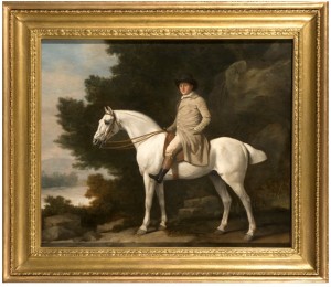 George Stubbs - Portrait of a Gentleman upon a Grey