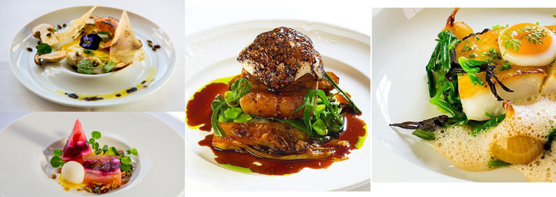 Michelin Star dishes served at Hambleton Hall hotel in Rutland