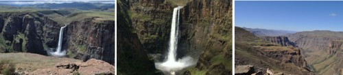 Lesotho Maletsunyane Falls below Semonkong