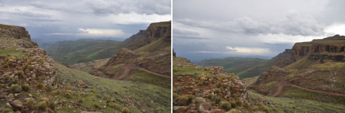 View from Sani Path Lesotho