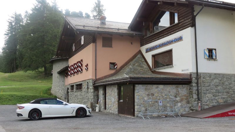 Maserati-GranCabrio-MC-at-the-famous-Bobsleigh-Clubhouse-St.-Moritz