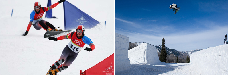 Parallel Slalom and Slopestyle