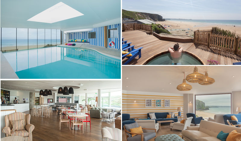 Pool, Hot Tub and Daytime Rooms Watergate Bay Cornwall