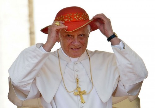 Pope Benedict XVI loved his hats
