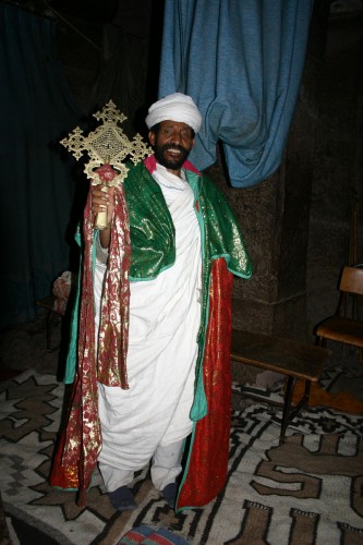 Priest Lalibela Ethiopia