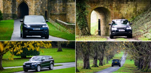 Range-Rover-Sport-driven-around-the-Grounds-of-the-Castle-and-Park