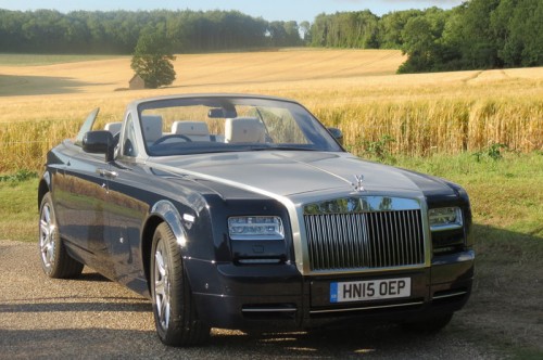 Rolls-Royce-Drophead-with-ripe-barley-field-backdrop
