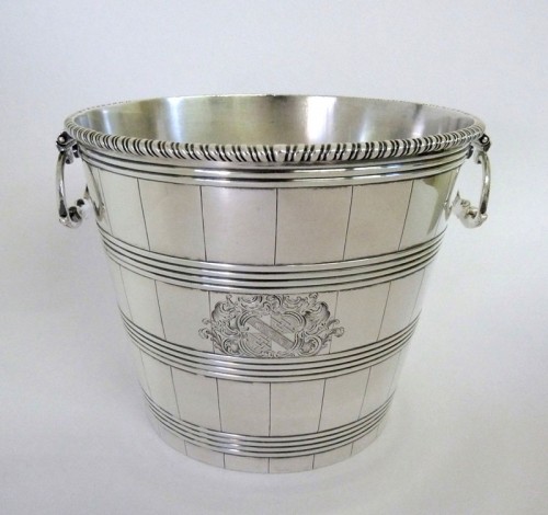 Silver-18th-century-Table-Wine-Cooler-in-the-form-of-a-pail