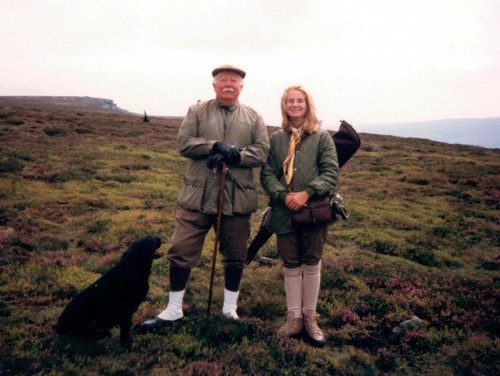 Sir Joseph Nickerson and his daughter Rosie Whitaker in 1987/8