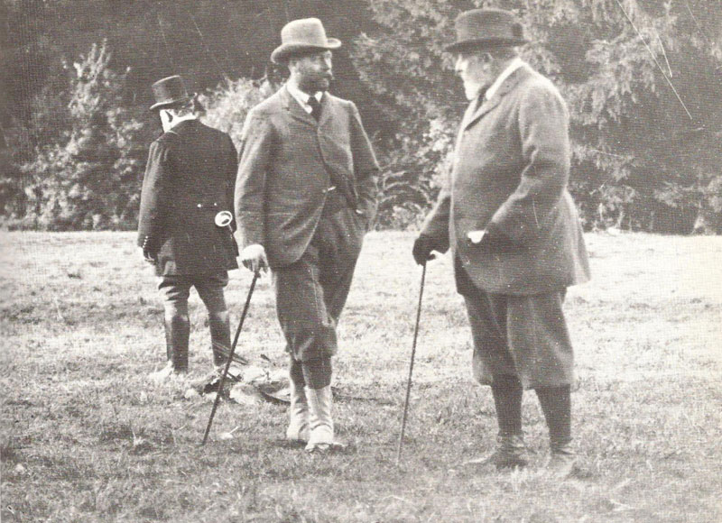 King Edward and the Prince of Wales at Sandringham