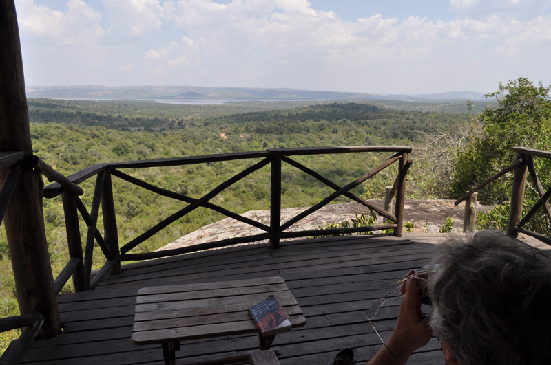 View from room veranda Mihingo Lodge Lake Mburo National park